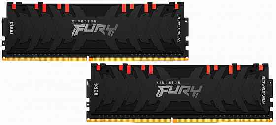 Оперативная память 16gb Kingston Fury Renegade Rgb Ddr4 3600mhz (Kf436c16rbak2/16) (2x8gb Kit) (арт- Донецк