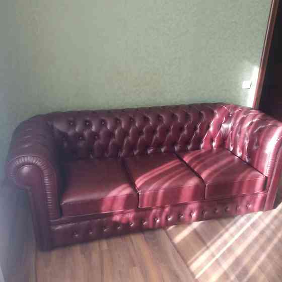 Диван натуральная кожа Донецк