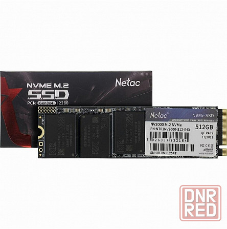 Твердотельный накопитель Ssd M.2 Nvme Netac Nv2000 512gb Pcie Nvme 3.0 X4 3d Nand Nt01nv2000-512-E4x Донецк - изображение 2