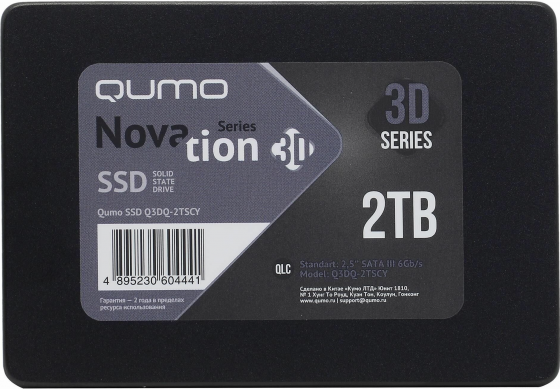 Твердотельный накопитель Ssd Qumo 2tb Qm Novation Q3dq-2tscy Sata Iii (арт-3939) Донецк