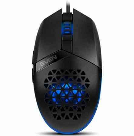 Игровая мышь Sven Rx-G735, 4000dpi, черный, Sv-021467, проводная (арт-1951) Донецк