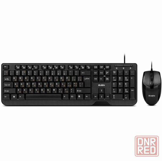 Комплект клавиатура и мышь Sven Kb-S330c черный (Sv-017309) (арт-2368) Донецк - изображение 1