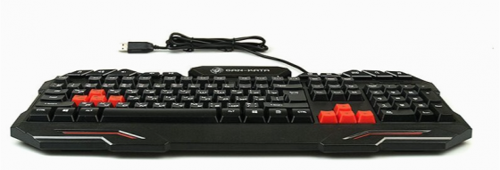Клавиатура Dialog Gan-Kata Kgk-11u, Usb, черный тип подключения: проводная, интерфейс: Usb (арт-3783 Донецк