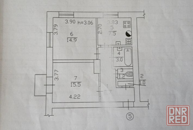 Продается уютная двухкомнатная квартира на бульваре Шевченко в Калининском районе Донецк - изображение 5