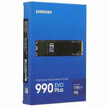 Твердотельный накопитель Ssd Samsung 1tb 990 Evo Plus M.2 Mz-V9s1t0bw Nvme 2.0, Pcie 4.0 X4, V-Nand Донецк