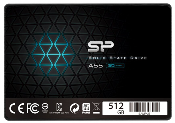 Твердотельный накопитель Ssd 2.5" Silicon Power Ace A55 512 гб Sata Iii Tlc (Sp512gbss3a55s25) (арт- Донецк