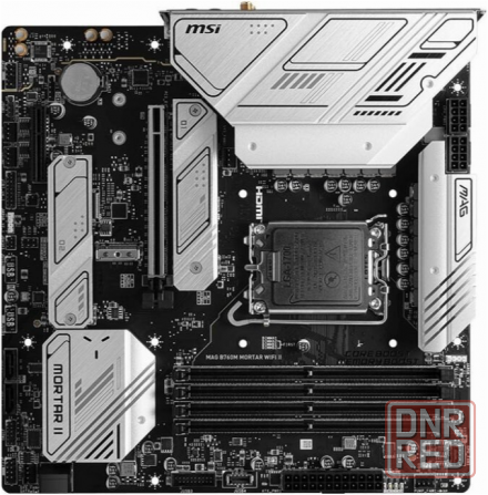 Материнская плата Msi Mag B760m Mortar Wifi Ii Matx Lga1700 4ddr5 Pci-Ex16 Pci-Ex4 3m.2 4sata3 Usb3. Донецк - изображение 2