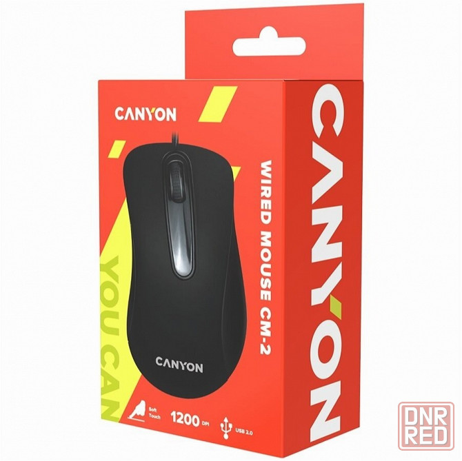 Мышь Canyon Cne-Cms2 Black Usb (арт-3060) Донецк - изображение 1