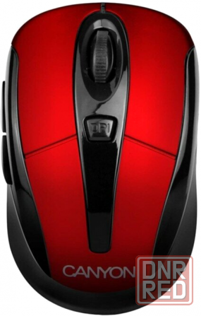 Мышь Canyon Cnr-Msow06r (Jucnrmsow06r) оптический, 1600dpi, черный/красный, беспроводная (арт-6377) Донецк - изображение 1