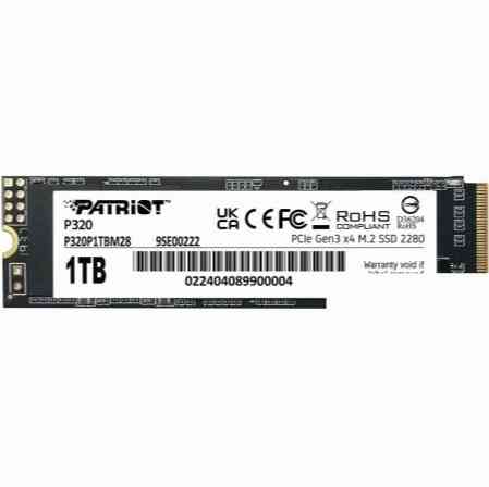 Твердотельный накопитель Ssd Patriot P320 1tb P320p1tbm28, M.2 2280, Pci Express 3.0 X4 (арт-5299) Донецк
