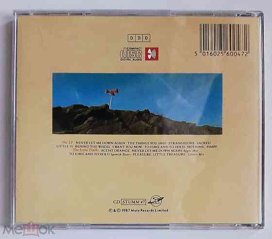 Depeche Mode - 1987 "Music For The Masses", компакт-диск / CD, неофициальное издание, Россия Донецк