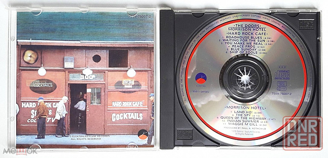 The Doors - 1970 "Morrison Hotel", кд | CD (~1991-1995), неофициальное издание, Болгария / Bulgaria Донецк - изображение 3