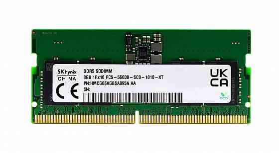 Оперативная память Sodimm 8gb Ddr5-5600 Sk Hynix Hmcg66agbsa095n (арт-7157) Донецк