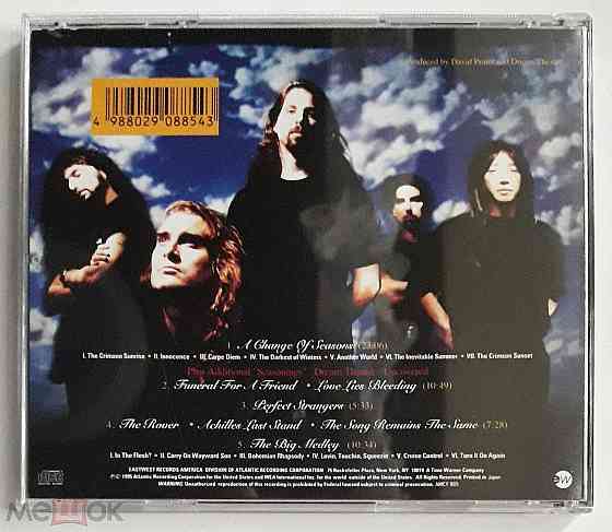 Компакт-диск | CD: Dream Theater - 1995 "A Change Of Seasons" (EastWest, AMCY-885), Япония | Japan Донецк