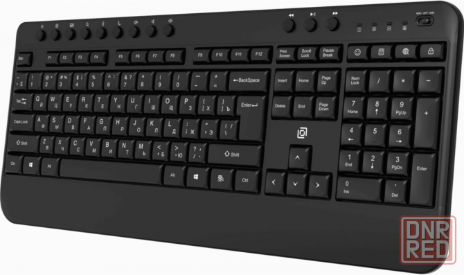 Клавиатура беспроводная Oklick K257w Black (2070286) (арт-3416) Донецк - изображение 3
