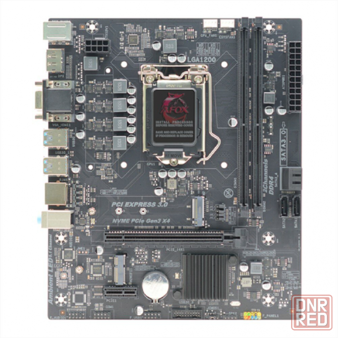 Материнская плата Afox Ih470d4-Ma5-V2 , Lga1200, Rtl (арт-8399) Донецк - изображение 1