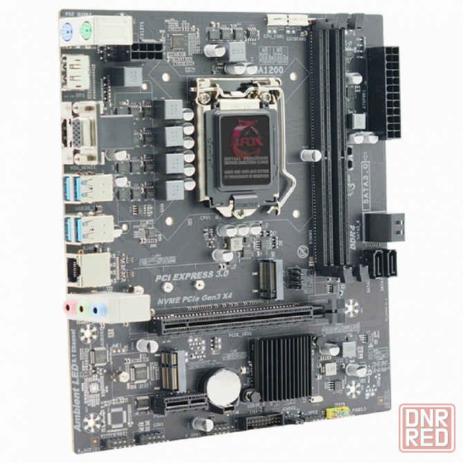 Материнская плата Afox Ih470d4-Ma5-V2 , Lga1200, Rtl (арт-8399) Донецк - изображение 2
