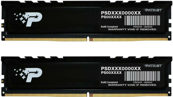 Оперативная память 16gb Ddr5 4800mhz Patriot Signature Premium (2x8gb Kit) (Psp516g4800kh1) (арт-725 Донецк