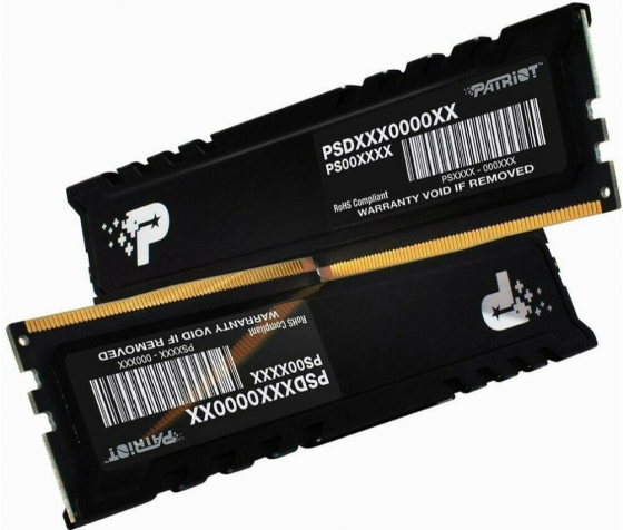 Оперативная память 16gb Ddr5 4800mhz Patriot Signature Premium (2x8gb Kit) (Psp516g4800kh1) (арт-725 Донецк