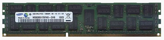 Оперативная память Dimm Ddr3 Samsung 4 гб 1333мгц (M393b5170fh0-Ch9) Ecc б/у (арт-4340) Донецк