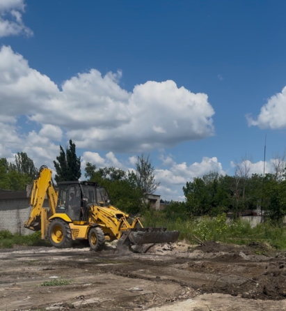 Экскаватор услуги, аренда Моспино Донецк Макеевка Донецк