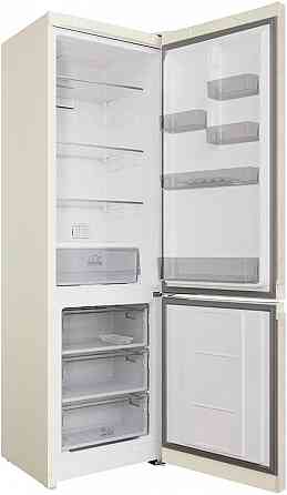Холодильник HOTPOINT HT 5200 AB бежевый мрамор двухкамерный (FNF) Макеевка