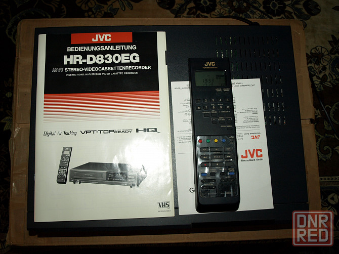 Видеомагнитофон JVC HR-D830EG HI-FI Донецк - изображение 1