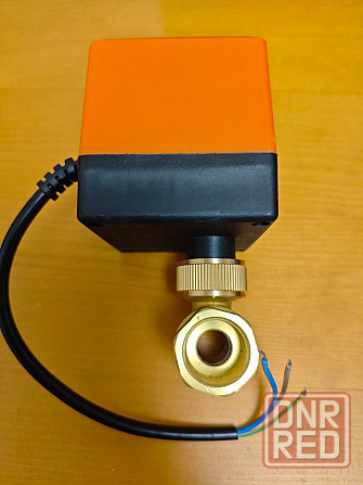 Электрический шаровый кран 1/2" 220В Донецк - изображение 2