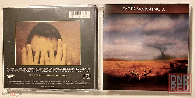 Fates Warning - 2004 "FWX", компакт-диск / CD, неофициальное издание, Россия Донецк - изображение 2