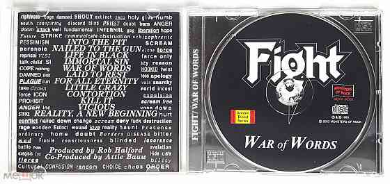 Fight - 1993 "War Of Words", компакт-диск / CD, неофициальное издание, Россия Донецк