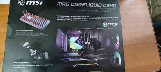 Система жидкостного охлаждения для процессора MSI Mag coreliquid c240 ARGB Донецк