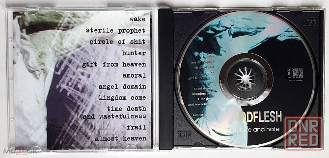 Godflesh - 1996 "Songs Of Love And Hate", компакт-диск / CD, неофициальное издание, Россия Донецк - изображение 4