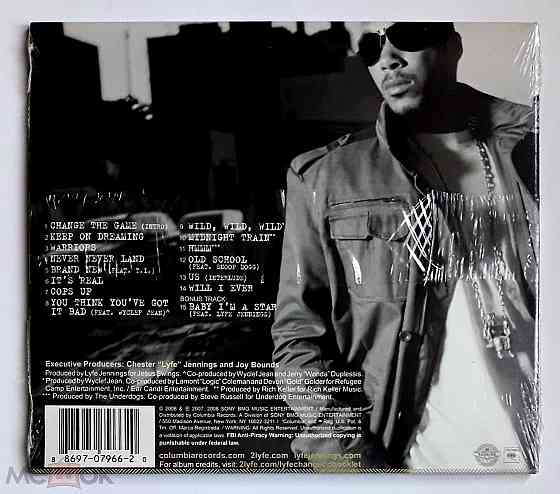 Lyfe Jennings - 2008 "Lyfe Change", компакт-диск / CD (Columbia88697 07966 2), сша / USA Донецк