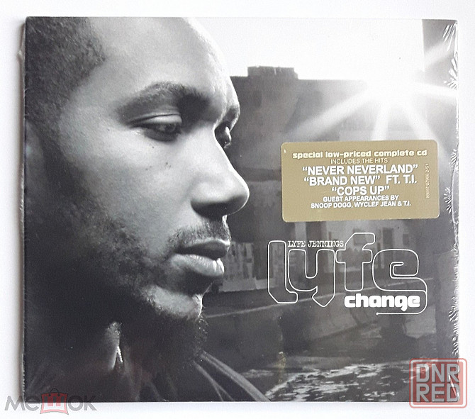 Lyfe Jennings - 2008 "Lyfe Change", компакт-диск / CD (Columbia88697 07966 2), сша / USA Донецк - изображение 1
