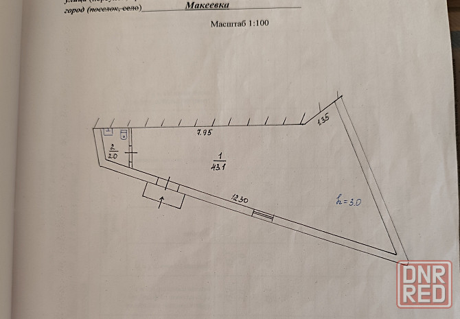 продам магазин ц.рынок Макеевка суперместо 45.1м² Макеевка - изображение 1