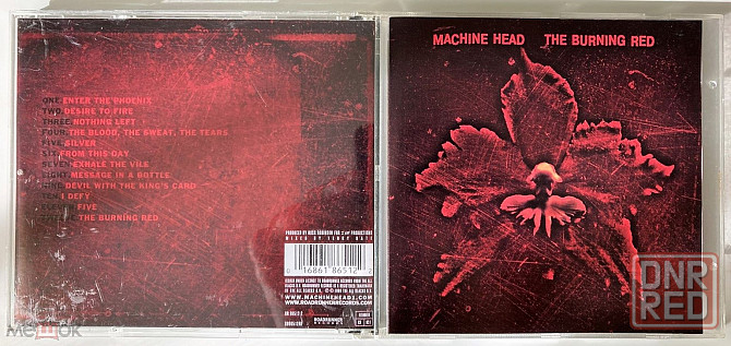 Machine Head - 1999 "The Burning Red", компакт-диск / CD, неофициальное издание, Россия Донецк - изображение 2