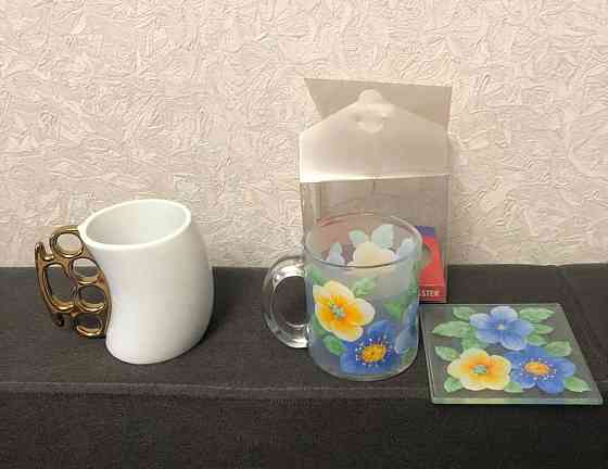 Чайные чашки, чашка костет, чашка с подставкой Макеевка