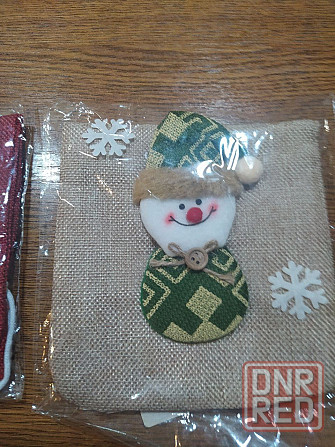 Украшение на стол чехол на бутылку новогодний Донецк - изображение 2