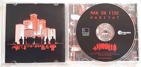 Man On Fire - 2005 "Habitat", компакт-диск / CD, неофициальное издание, Россия Донецк
