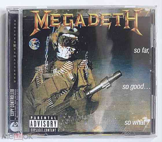 Megadeth - 1988 "So Far, So Good... So What!", компакт-диск/CD (2004), неофициальное издание, Россия Донецк