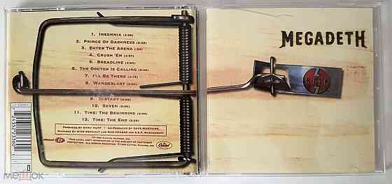 Megadeth - 1999 "Risk", компакт-диск / CD, неофициальное издание, Россия Донецк