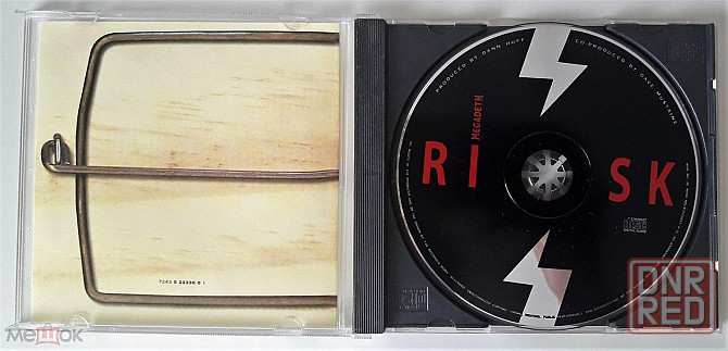 Megadeth - 1999 "Risk", компакт-диск / CD, неофициальное издание, Россия Донецк - изображение 2
