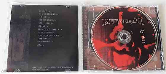 Megadeth - 2001 "The World Needs A Hero", компакт-диск / CD, неофициальное издание, Россия Донецк