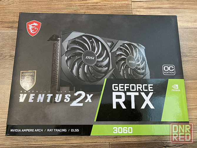 Видеокарта MSI RTX 3060 Ventus 2X OC LHR (MS-V397) Донецк - изображение 1