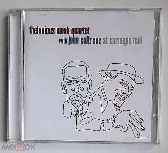 Thelonious Monk Quartet with J.Coltrane - 2005 "At Carnegie Hall", CD, неофициальное издание, Россия Донецк