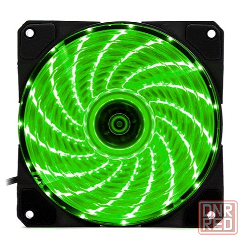 Вентилятор игровой Dt-Gf12025gr/N для компьютерного корпуса с подсветкой зеленый (арт-9223) Макеевка - изображение 1