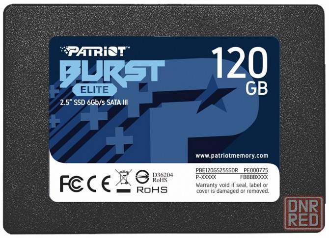 Твердотельный накопитель Ssd 2.5" Patriot Memory Burst Elite (Pbe120gs25ssdr) 120гб (арт-4555) Макеевка - изображение 1