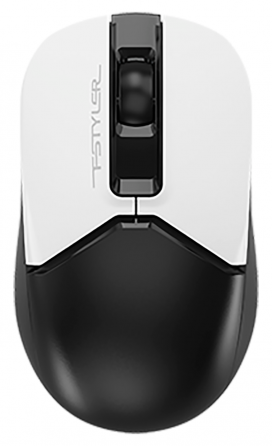 Мышь A4tech Fstyler Fb12 белый/черный оптическая (1200dpi) беспроводная Bt/Radio Usb (3but) (арт-645 Макеевка