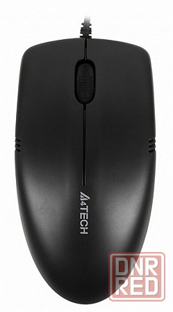 Мышь A4tech Op-530nu, 1000dpi, черный, проводная (арт-2308) Макеевка - изображение 1