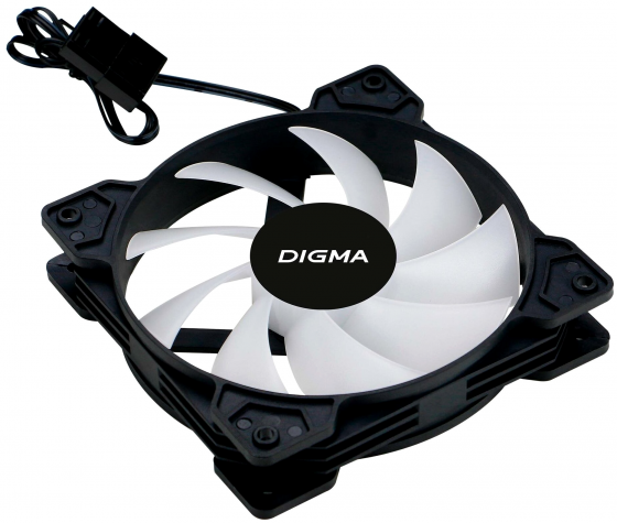Вентилятор Digma Dfan-Frgb1, размер 120x120x25мм (арт-5931) Макеевка